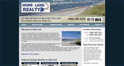 Desktop Screenshot of homelandcapecod.com
